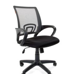 Кресло для оператора CHAIRMAN 696 black (ткань TW-11/сетка TW-04) в Александровском - alexsandrovskoe.mebel24.online | фото