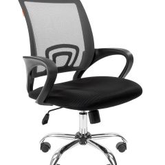 Кресло для оператора CHAIRMAN 696 хром (ткань TW-11/сетка TW-04) в Александровском - alexsandrovskoe.mebel24.online | фото 2