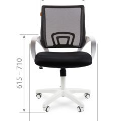 Кресло для оператора CHAIRMAN 696 white (ткань TW-12/сетка TW-04) в Александровском - alexsandrovskoe.mebel24.online | фото 4