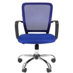 Кресло для оператора CHAIRMAN 698 хром (ткань TW 10/сетка TW 05) в Александровском - alexsandrovskoe.mebel24.online | фото 2