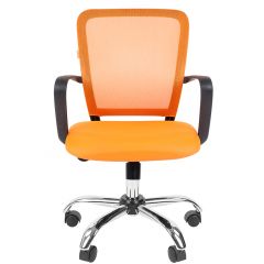 Кресло для оператора CHAIRMAN 698 хром (ткань TW 16/сетка TW 66) в Александровском - alexsandrovskoe.mebel24.online | фото 2