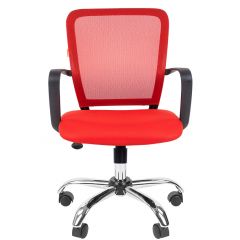 Кресло для оператора CHAIRMAN 698 хром (ткань TW 19/сетка TW 69) в Александровском - alexsandrovskoe.mebel24.online | фото 2