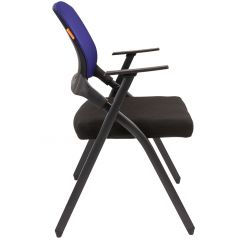 Кресло для посетителей CHAIRMAN NEXX (ткань стандарт черный/сетка DW-61) в Александровском - alexsandrovskoe.mebel24.online | фото 3