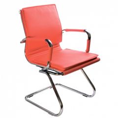 Кресло для посетителя Бюрократ CH-993-Low-V/Red красный в Александровском - alexsandrovskoe.mebel24.online | фото