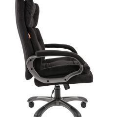 Кресло для руководителя  CHAIRMAN 442 (ткань черная) в Александровском - alexsandrovskoe.mebel24.online | фото 3
