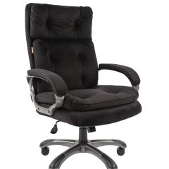 Кресло для руководителя  CHAIRMAN 442 (ткань черная) в Александровском - alexsandrovskoe.mebel24.online | фото 2