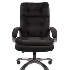 Кресло для руководителя  CHAIRMAN 442 (ткань черная) в Александровском - alexsandrovskoe.mebel24.online | фото