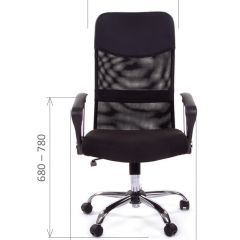 Кресло для руководителя CHAIRMAN 610 N (15-21 черный/сетка черный) в Александровском - alexsandrovskoe.mebel24.online | фото 4