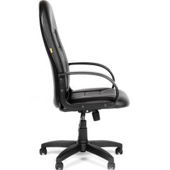 Кресло для руководителя  CHAIRMAN 727 Terra (экокожа черная) в Александровском - alexsandrovskoe.mebel24.online | фото 3