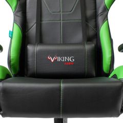 Кресло игровое Бюрократ VIKING 5 AERO LGREEN черный/салатовый в Александровском - alexsandrovskoe.mebel24.online | фото 7