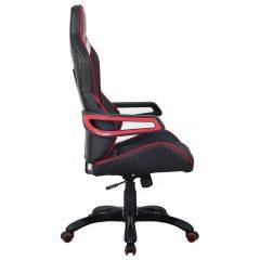 Кресло компьютерное BRABIX Nitro GM-001 (ткань/экокожа) черное, вставки красные (531816) в Александровском - alexsandrovskoe.mebel24.online | фото 6