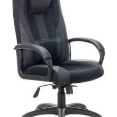 Кресло компьютерное BRABIX PREMIUM "Rapid GM-102" (экокожа/ткань, черное/серое) 532105 в Александровском - alexsandrovskoe.mebel24.online | фото
