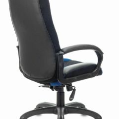 Кресло компьютерное BRABIX PREMIUM "Rapid GM-102" (экокожа/ткань, черное/синее) 532106 в Александровском - alexsandrovskoe.mebel24.online | фото 4