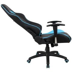 Кресло компьютерное BRABIX "GT Master GM-110" (черное/голубое) 531928 в Александровском - alexsandrovskoe.mebel24.online | фото 5