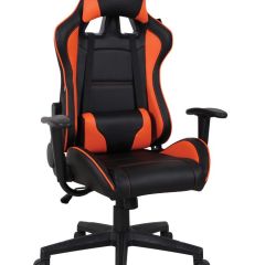 Кресло компьютерное BRABIX "GT Racer GM-100" (черное/оранжевое) 531925 в Александровском - alexsandrovskoe.mebel24.online | фото