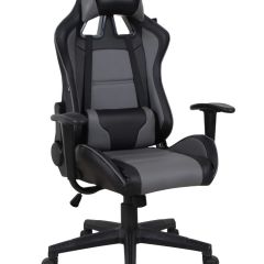 Кресло компьютерное BRABIX "GT Racer GM-100" (черное/серое) 531926 в Александровском - alexsandrovskoe.mebel24.online | фото