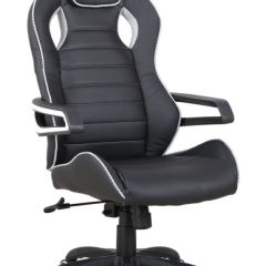 Кресло компьютерное BRABIX "Techno Pro GM-003" (черное/серое, вставки серые) 531814 в Александровском - alexsandrovskoe.mebel24.online | фото