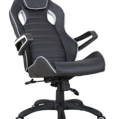 Кресло компьютерное BRABIX "Techno Pro GM-003" (черное/серое, вставки серые) 531814 в Александровском - alexsandrovskoe.mebel24.online | фото 3
