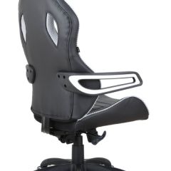 Кресло компьютерное BRABIX "Techno Pro GM-003" (черное/серое, вставки серые) 531814 в Александровском - alexsandrovskoe.mebel24.online | фото 4