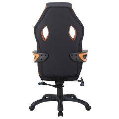 Кресло компьютерное BRABIX Techno Pro GM-003 (ткань черное/серое, вставки оранжевые) 531813 в Александровском - alexsandrovskoe.mebel24.online | фото 5