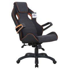 Кресло компьютерное BRABIX Techno Pro GM-003 (ткань черное/серое, вставки оранжевые) 531813 в Александровском - alexsandrovskoe.mebel24.online | фото 8