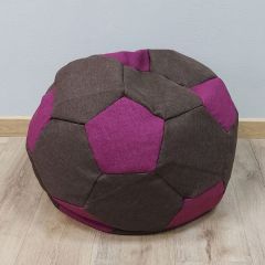 Кресло-мешок Мяч S (Savana Chocolate-Savana Berry) в Александровском - alexsandrovskoe.mebel24.online | фото