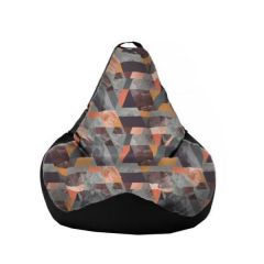 Кресло-мешок XL Snow Mango-Black в Александровском - alexsandrovskoe.mebel24.online | фото