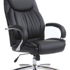 Кресло офисное BRABIX "Advance EX-575" (хром/экокожа/черное) 531825 в Александровском - alexsandrovskoe.mebel24.online | фото 2