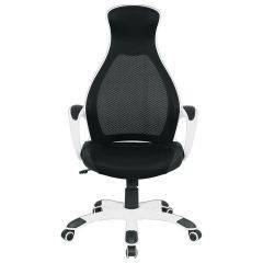 Кресло офисное BRABIX PREMIUM "Genesis EX-517" (белый/черный) 531573 в Александровском - alexsandrovskoe.mebel24.online | фото 2