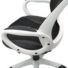 Кресло офисное BRABIX PREMIUM "Genesis EX-517" (белый/черный) 531573 в Александровском - alexsandrovskoe.mebel24.online | фото 6