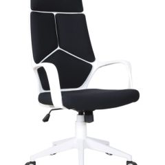 Кресло офисное BRABIX PREMIUM "Prime EX-515" (пластик белый, ткань, черное) 531812 в Александровском - alexsandrovskoe.mebel24.online | фото