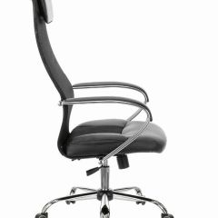Кресло офисное BRABIX PREMIUM "Stalker EX-608 CH" (хром, ткань-сетка/кожзам, черное) 532091 в Александровском - alexsandrovskoe.mebel24.online | фото 2