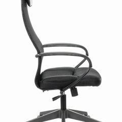 Кресло офисное BRABIX PREMIUM "Stalker EX-608 PL" (ткань-сетка/кожзам, черное) 532090 в Александровском - alexsandrovskoe.mebel24.online | фото 3