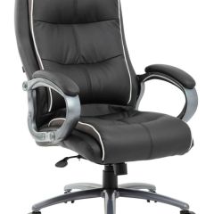 Кресло офисное BRABIX PREMIUM "Strong HD-009" (экокожа черная, ткань серая) 531945 в Александровском - alexsandrovskoe.mebel24.online | фото 1