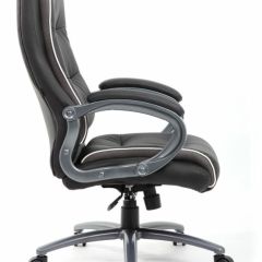 Кресло офисное BRABIX PREMIUM "Strong HD-009" (экокожа черная, ткань серая) 531945 в Александровском - alexsandrovskoe.mebel24.online | фото 3