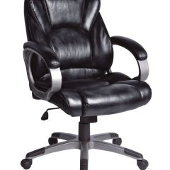 Кресло офисное BRABIX "Eldorado EX-504", экокожа, черное, 530874 в Александровском - alexsandrovskoe.mebel24.online | фото 1