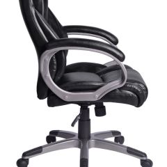 Кресло офисное BRABIX "Eldorado EX-504", экокожа, черное, 530874 в Александровском - alexsandrovskoe.mebel24.online | фото 2