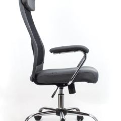 Кресло офисное BRABIX "Flight EX-540" (хром, ткань, сетка, серое) 531848 в Александровском - alexsandrovskoe.mebel24.online | фото 3