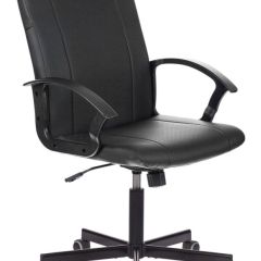 Кресло офисное BRABIX "Simple EX-521" (экокожа, черное) 532103 в Александровском - alexsandrovskoe.mebel24.online | фото