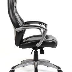 Кресло офисное BRABIX "Turbo EX-569" (экокожа, спортивный дизайн, черное) 531014 в Александровском - alexsandrovskoe.mebel24.online | фото 3