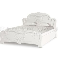 МАРИЯ Кровать 1,6м (белый) в Александровском - alexsandrovskoe.mebel24.online | фото