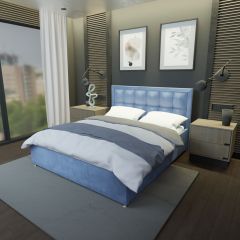 Кровать Адриана Решетка+ПМ+Дно (1200) в Александровском - alexsandrovskoe.mebel24.online | фото