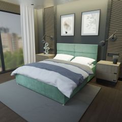 Кровать Аврора Решетка+ПМ (1200) *БЕЗ ДНА в Александровском - alexsandrovskoe.mebel24.online | фото