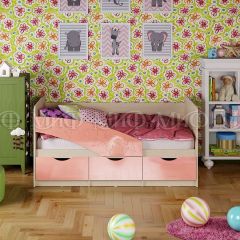 Кровать Бабочки (Розовый металлик) 1800 в Александровском - alexsandrovskoe.mebel24.online | фото