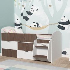 Кровать-чердак Малыш 7 в Александровском - alexsandrovskoe.mebel24.online | фото 3