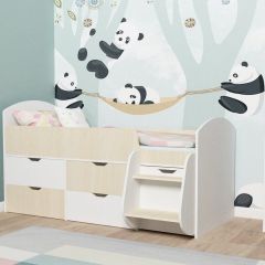 Кровать-чердак Малыш 7 в Александровском - alexsandrovskoe.mebel24.online | фото 7
