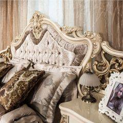 Кровать 1600 Джоконда (крем) в Александровском - alexsandrovskoe.mebel24.online | фото 5