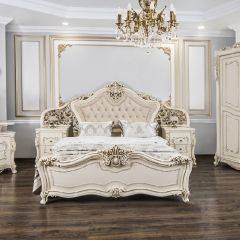Кровать 1600 Джоконда (крем) в Александровском - alexsandrovskoe.mebel24.online | фото 6