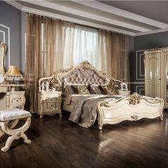 Кровать 1600 Джоконда (крем) в Александровском - alexsandrovskoe.mebel24.online | фото 7