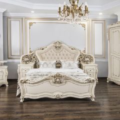 Кровать 1800 Джоконда (крем) в Александровском - alexsandrovskoe.mebel24.online | фото 6